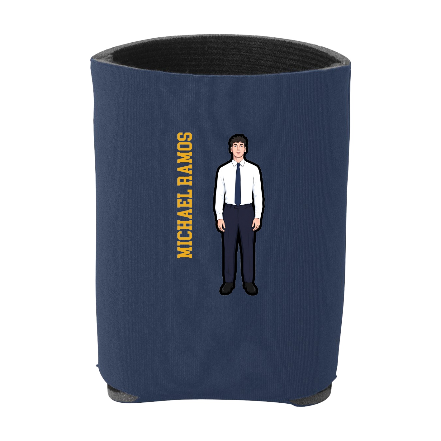 Can Holder — Name Vertical in Navy