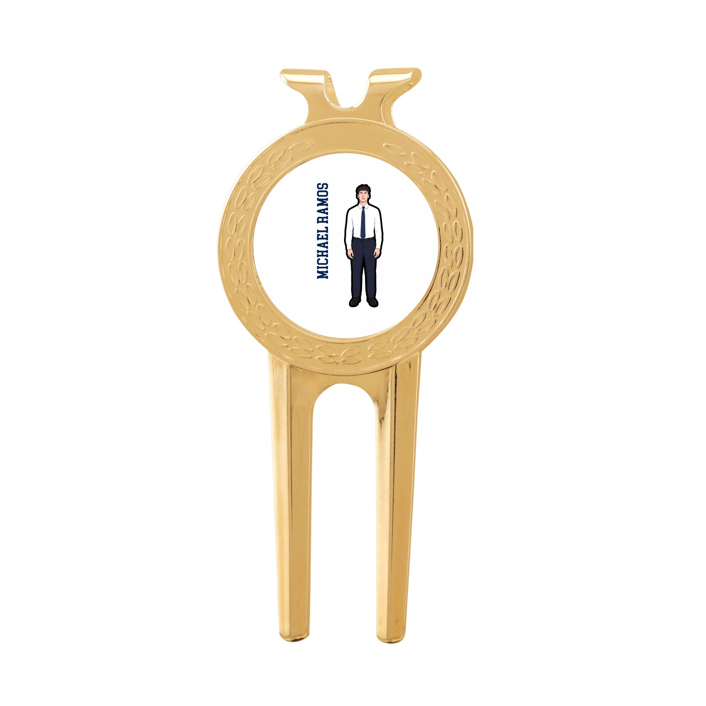 Divot Tool with Ball Marker — Name Vertical in Classic