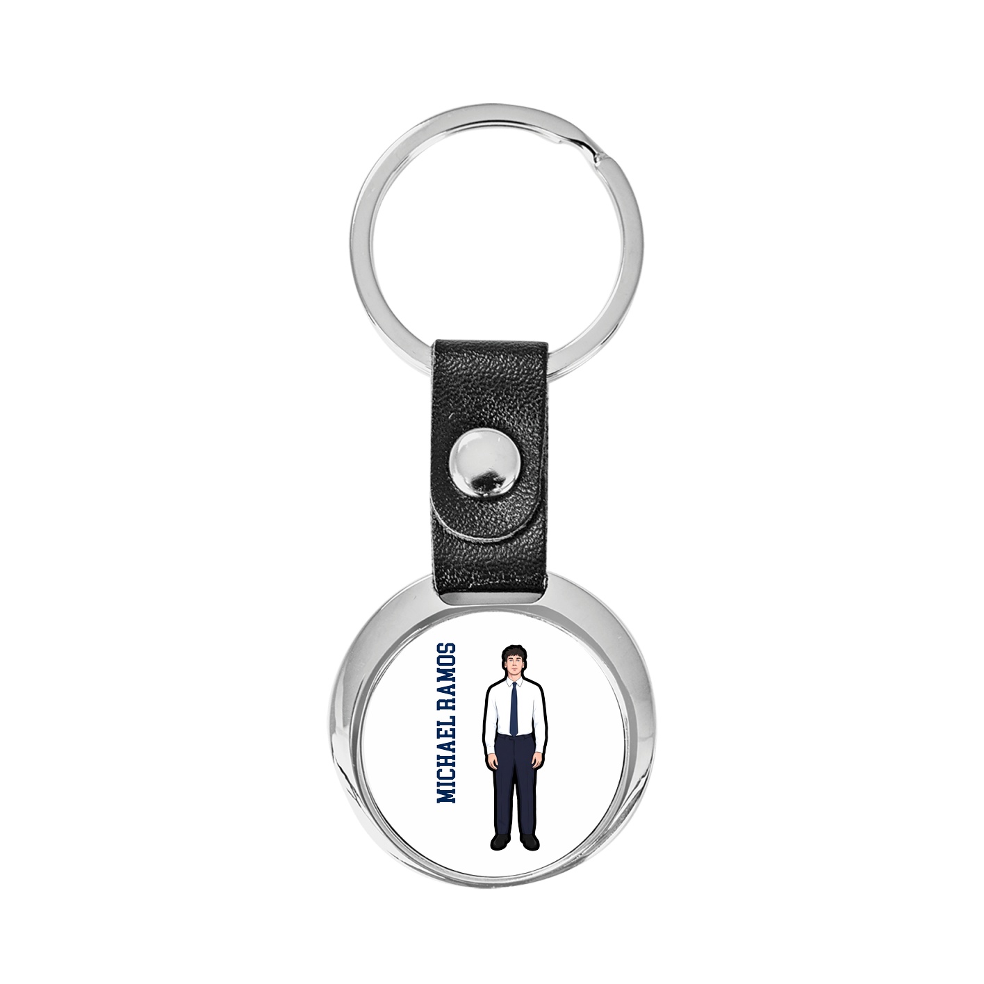 Key Chain — Name Vertical in Classic