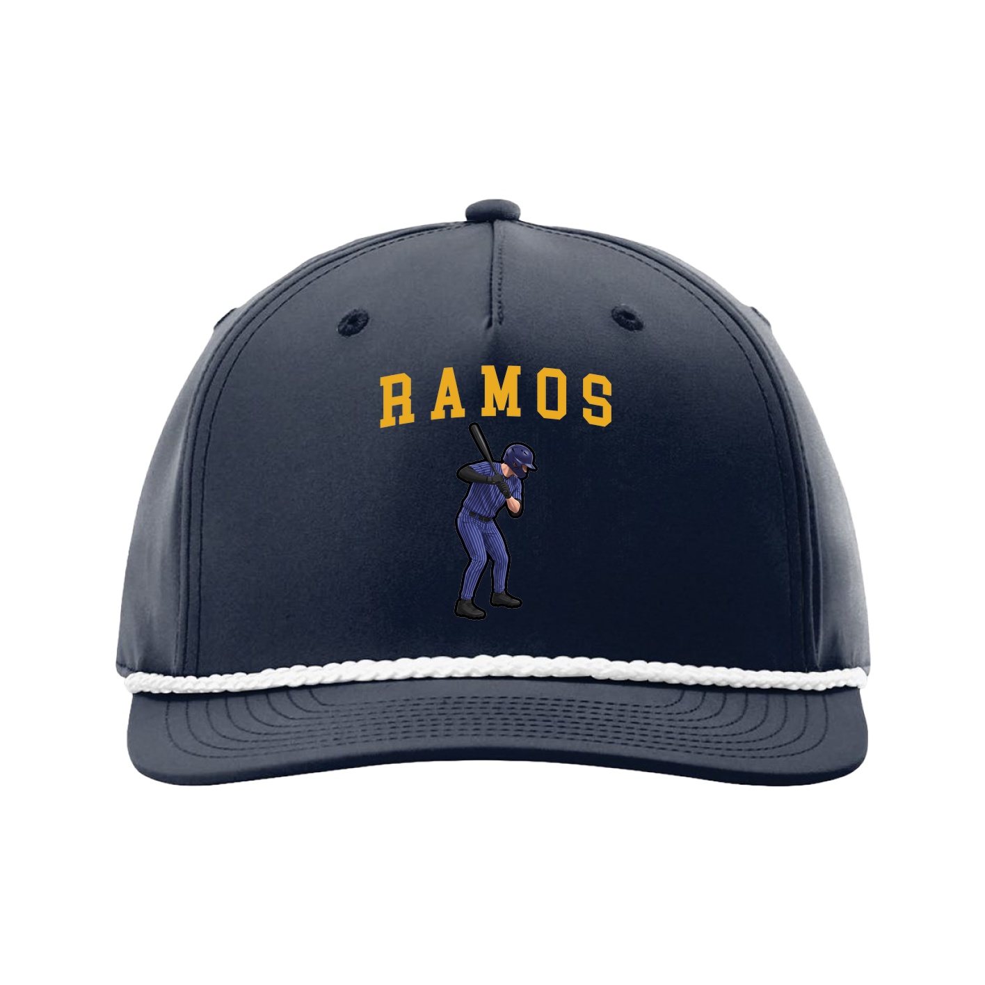 Five-Panel Classic Rope Cap — Shirsey in Navy
