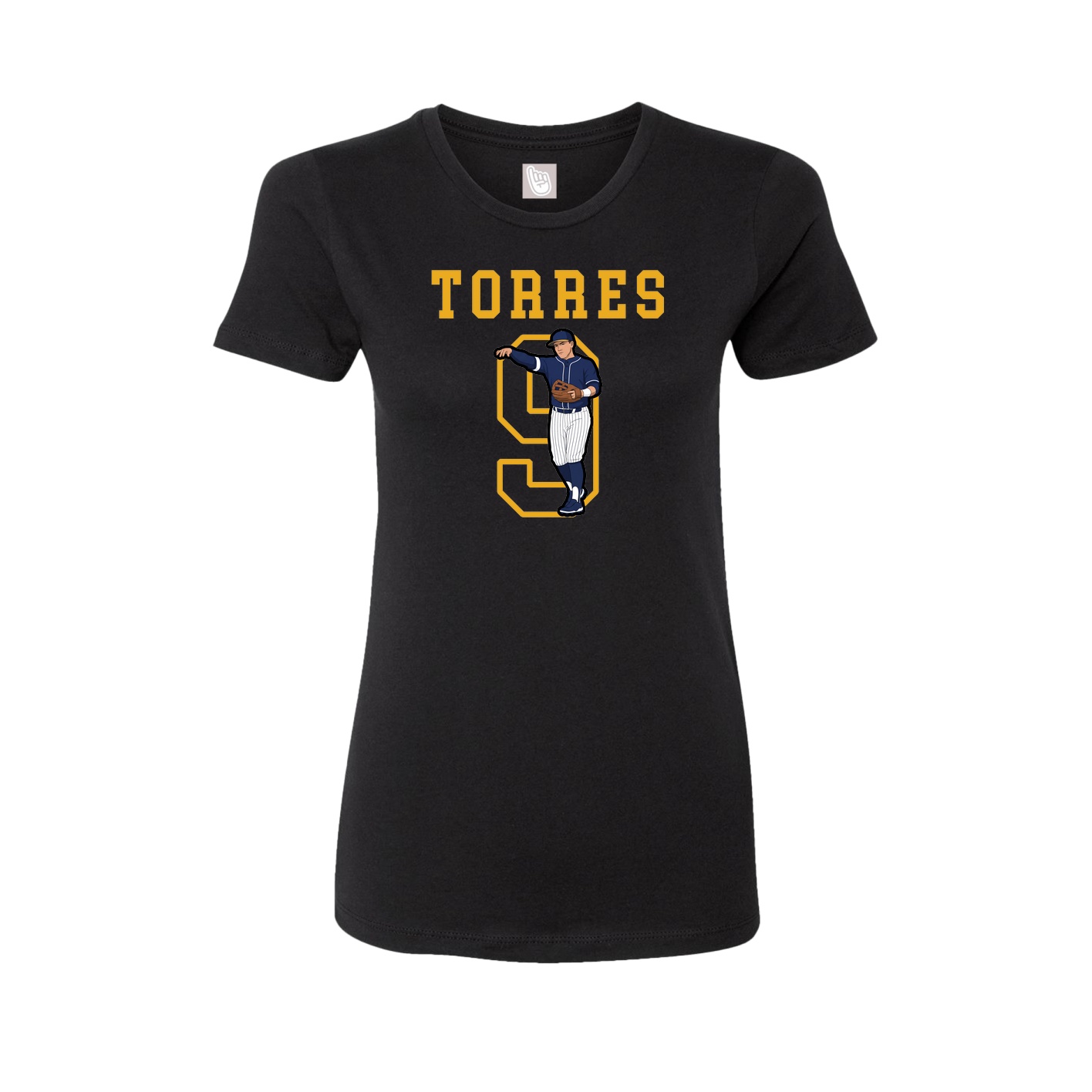 Fitted Women's Tee — Shirsey in Black