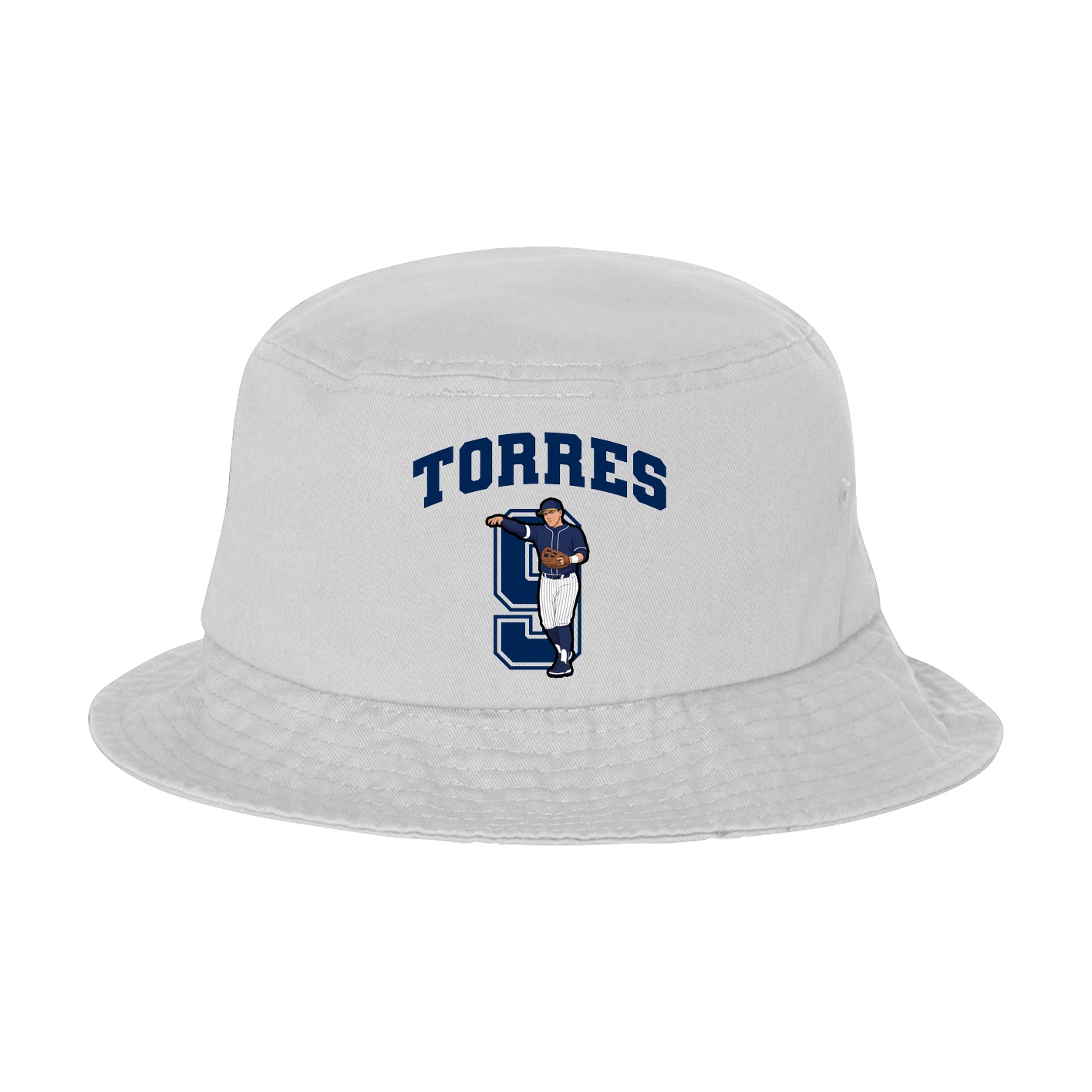 Bucket Cap — Number in White