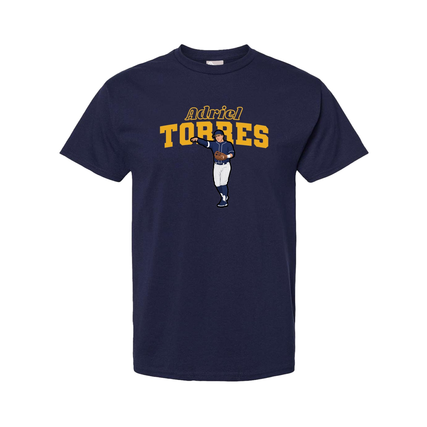 Youth Tee — Name Arch in Navy