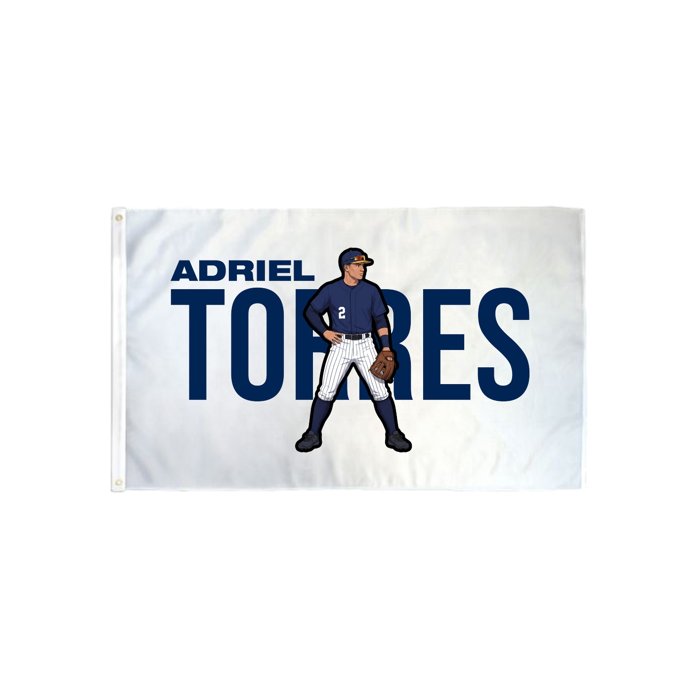 3x5 Flag — Player Name in Classic