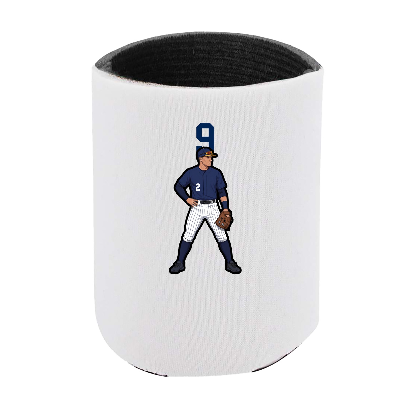 Can Holder — Number Top in White