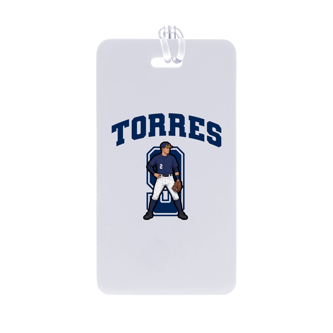 Bag Tag — Number in Classic