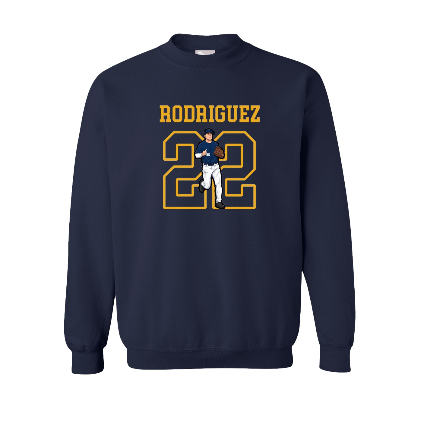 Fleece Crew — Shirsey in Navy