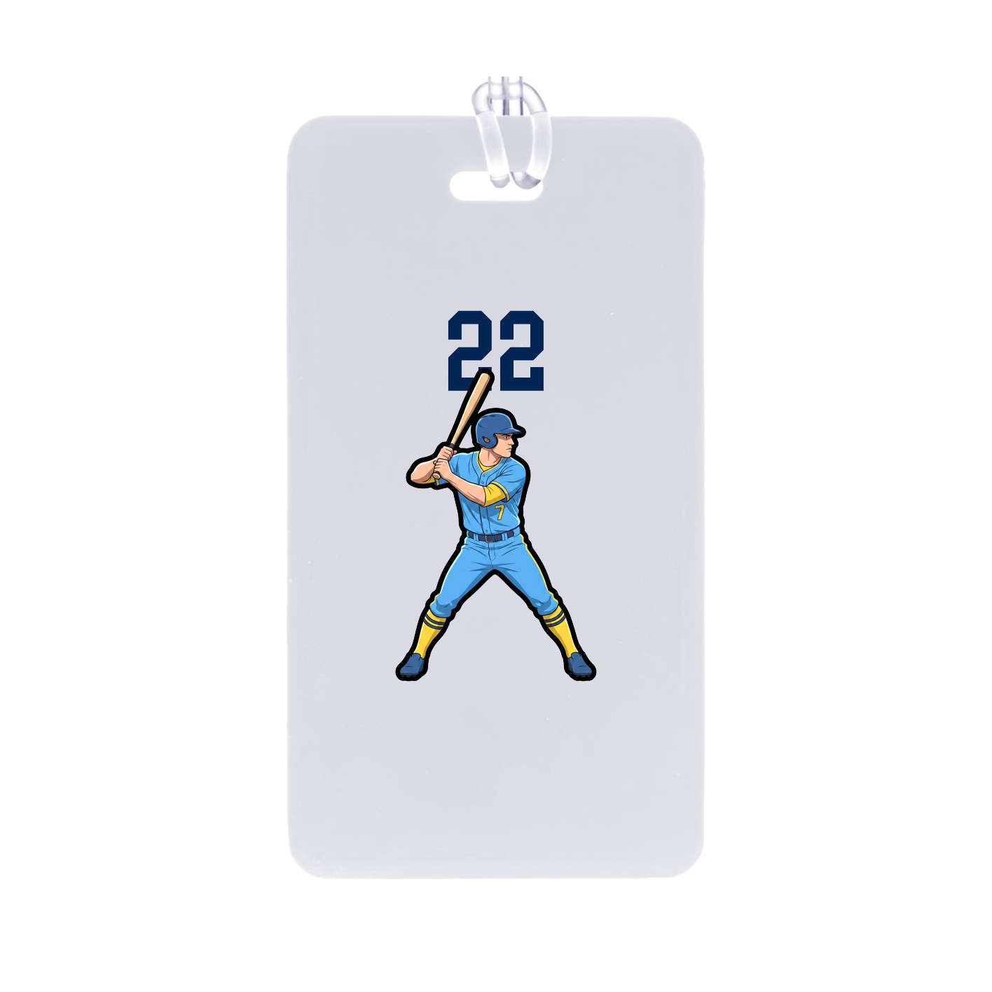 Bag Tag — Number Top in Classic