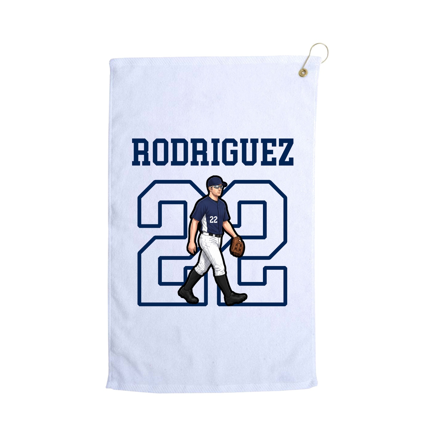Golf Towel — Shirsey in White