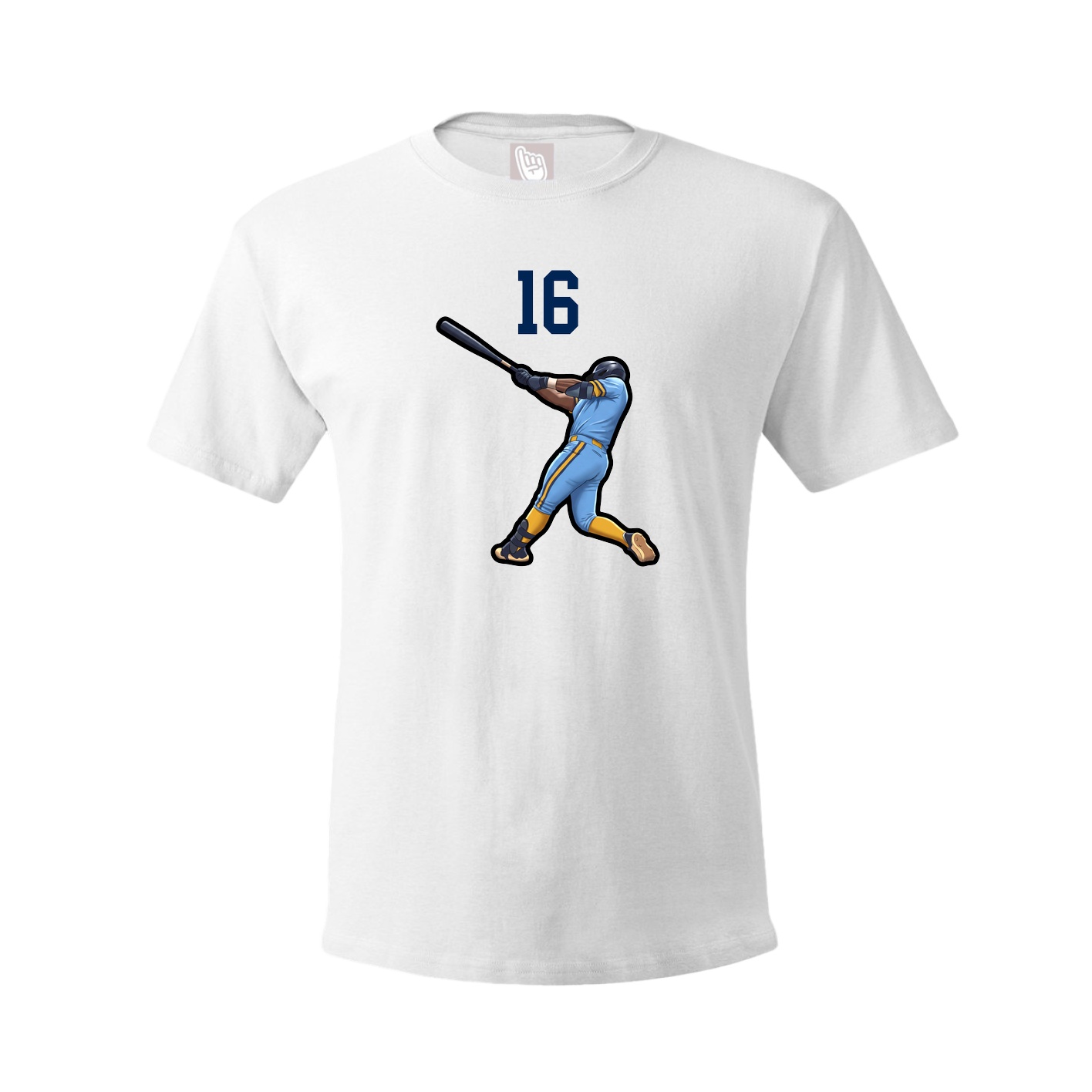 Tee — Number Top in White