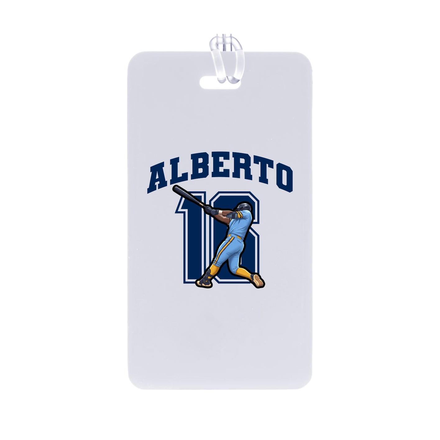 Bag Tag — Number in Classic