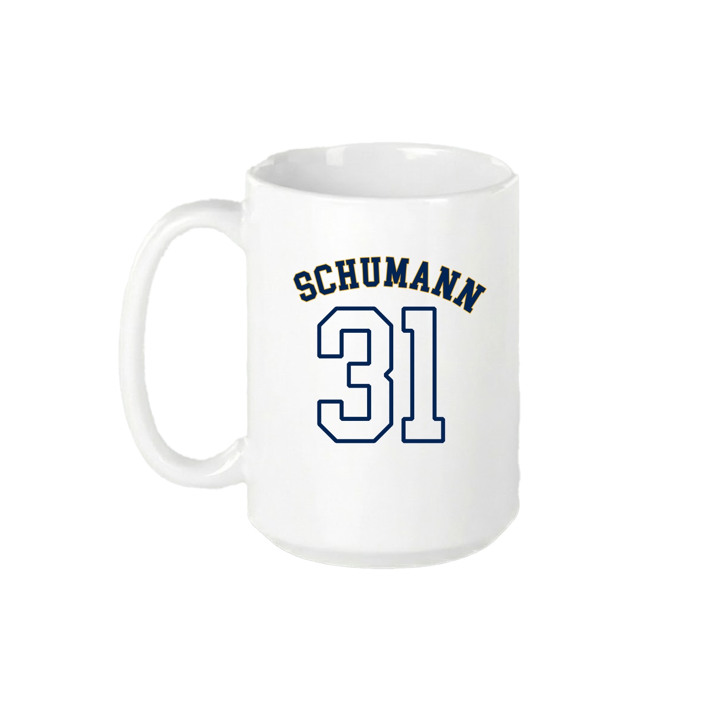15oz Coffee Mug — Shirsey Arch in White
