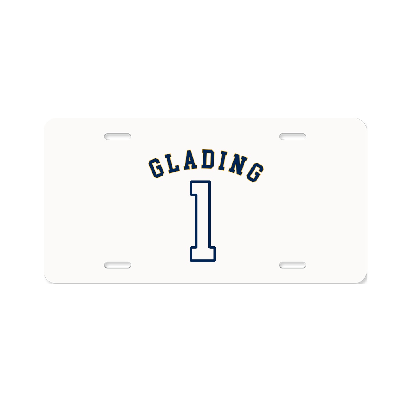 License Plate — Shirsey Arch in Classic