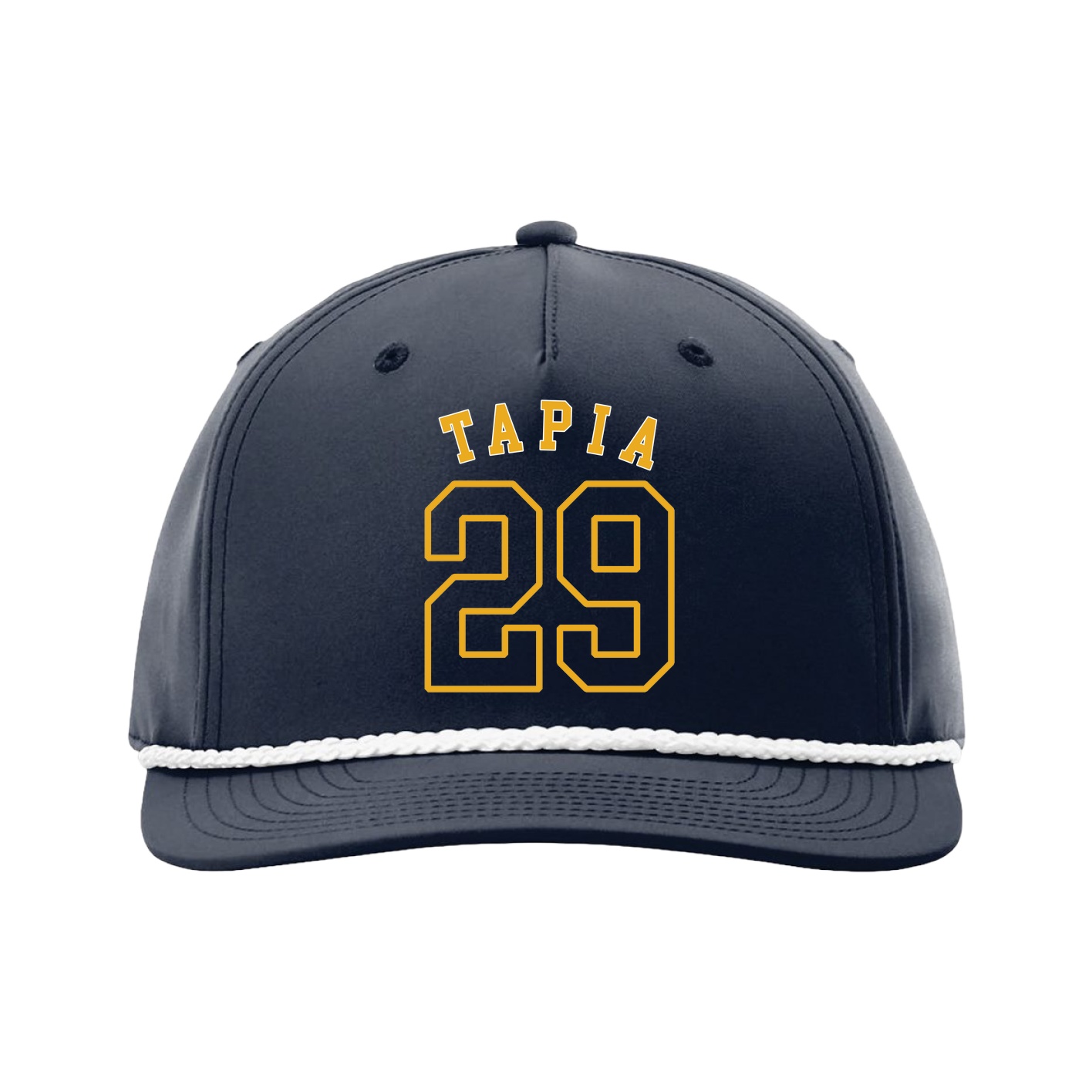 Five-Panel Classic Rope Cap — Shirsey Arch in Navy