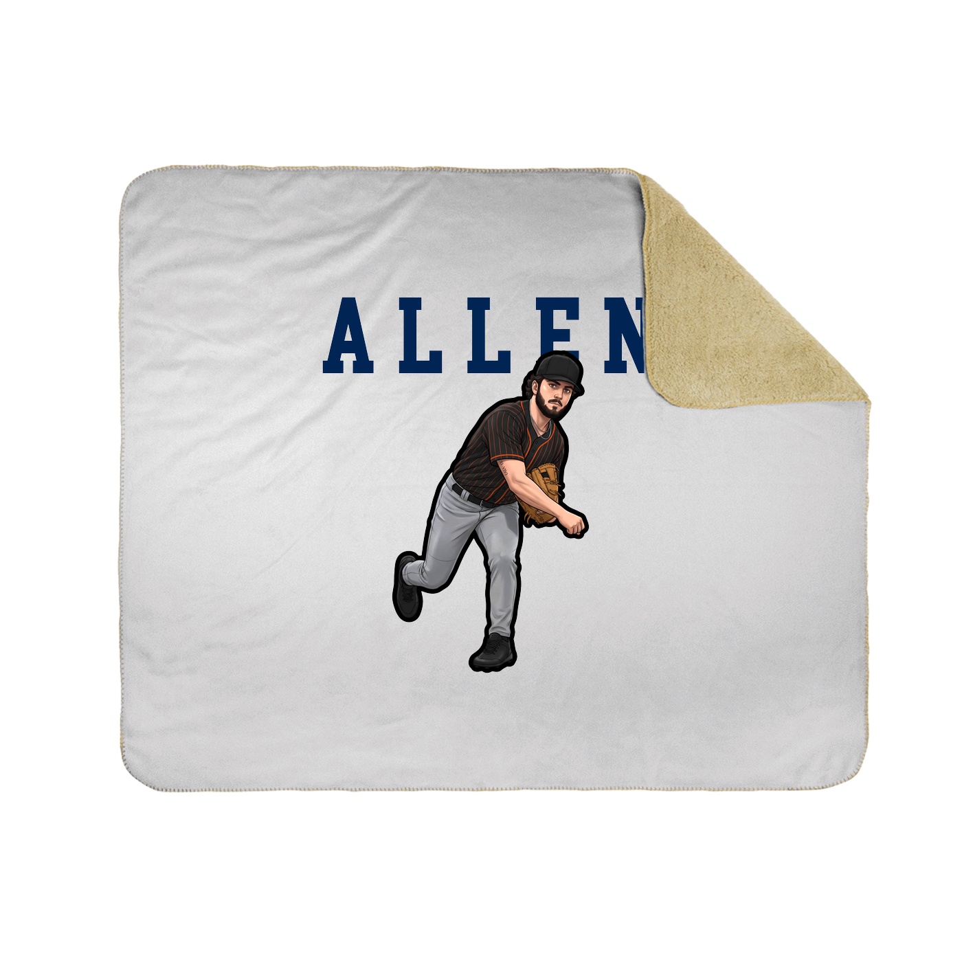 Throw Blanket — Shirsey in White