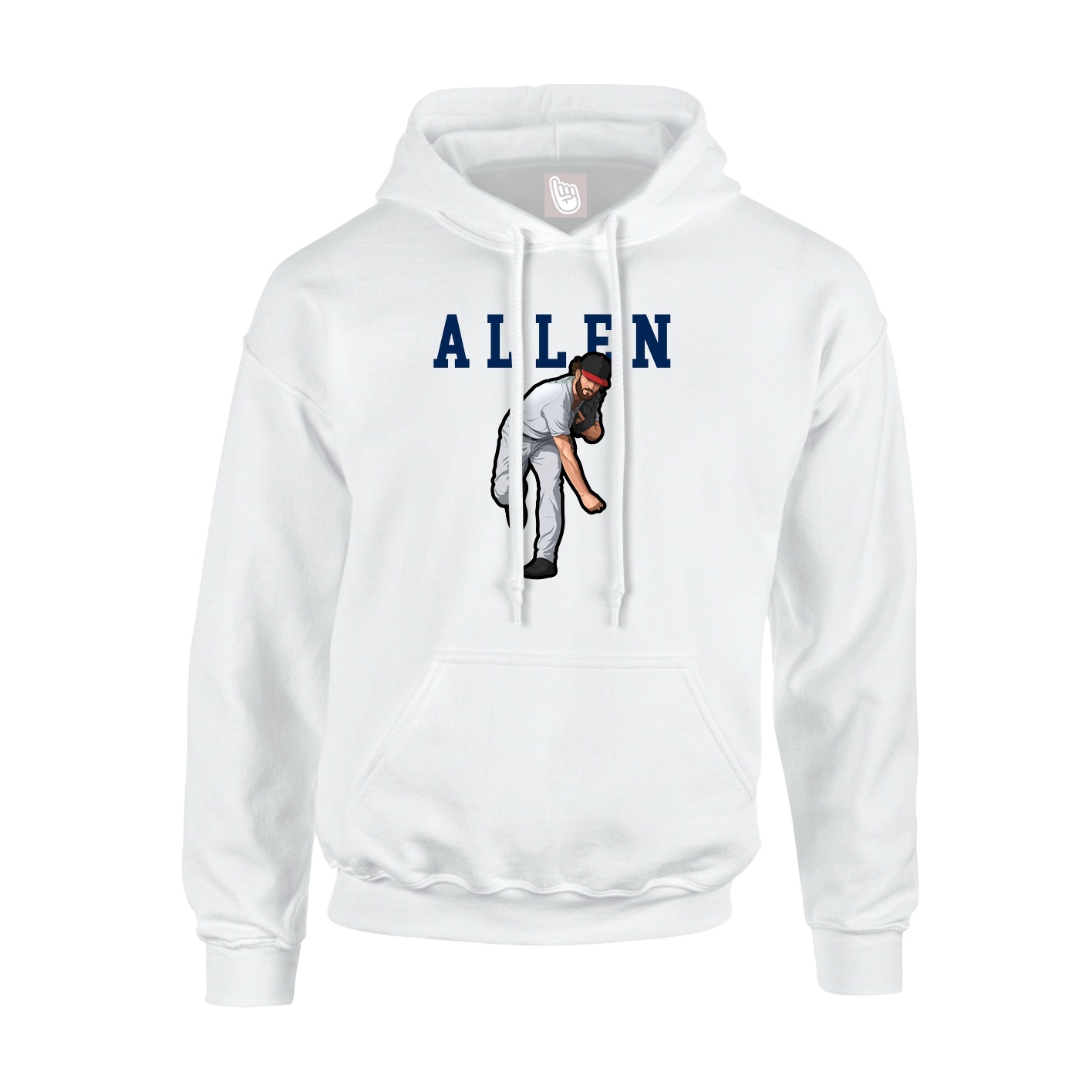 Hoodie — Shirsey in White