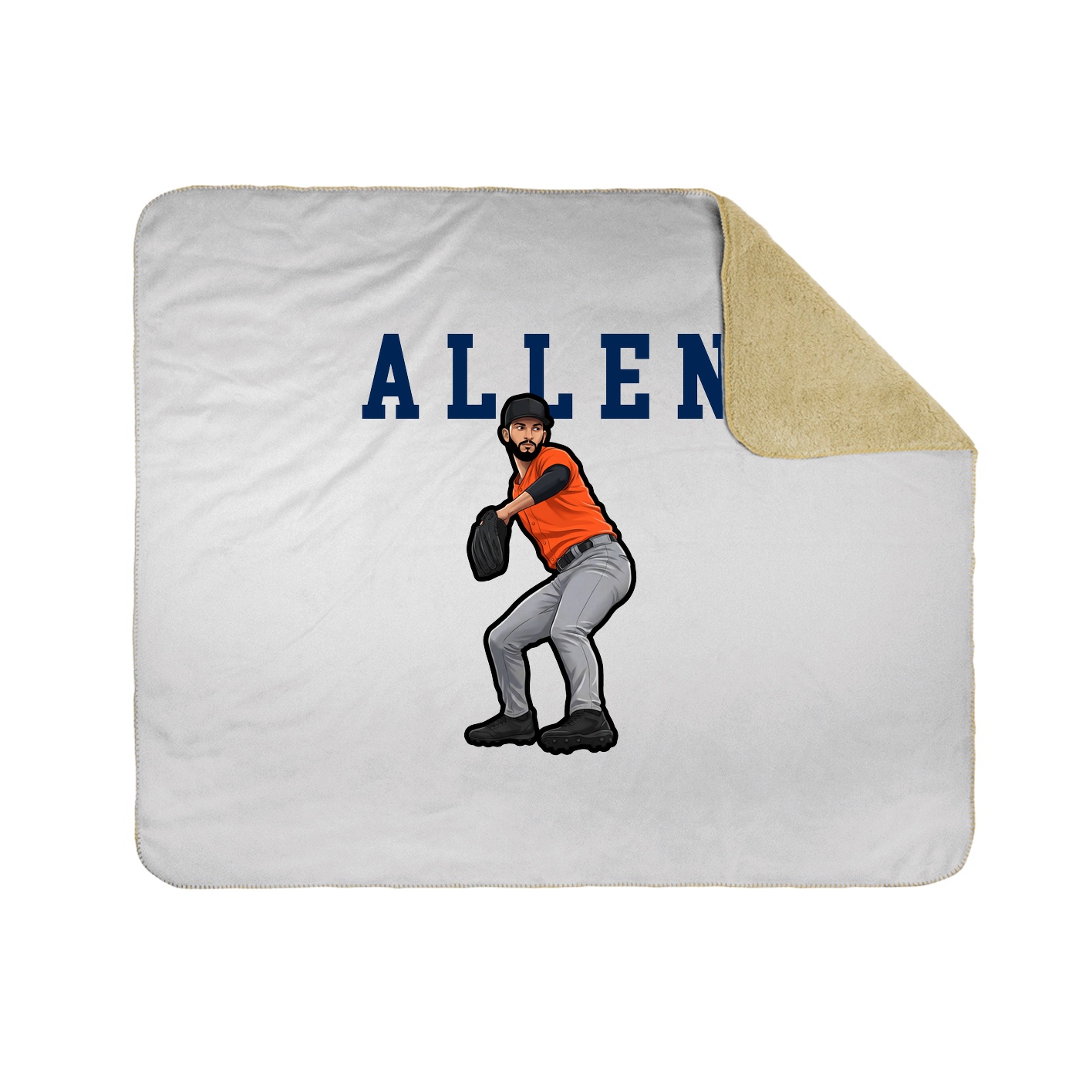 Throw Blanket — Shirsey in White