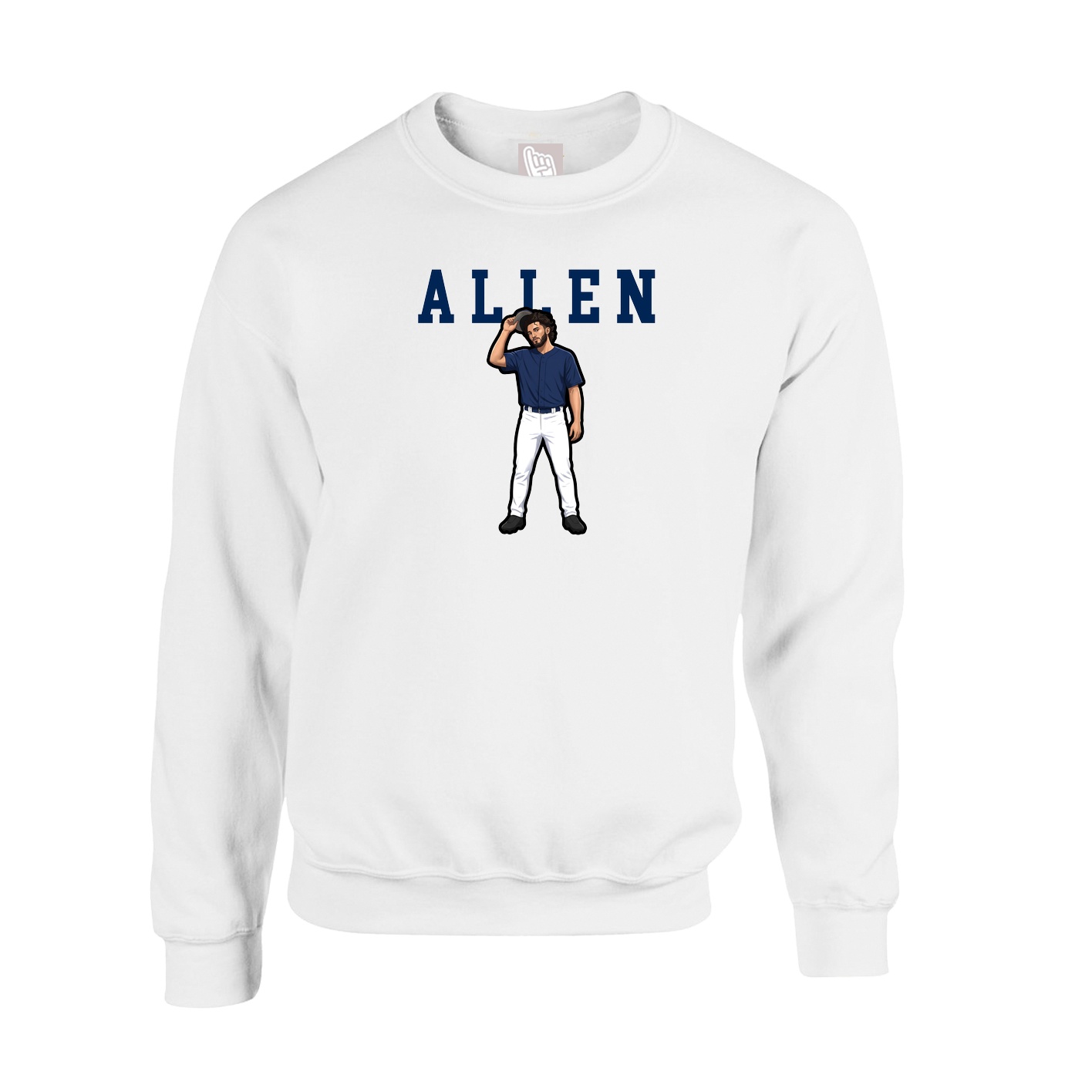 Fleece Crew — Shirsey in White