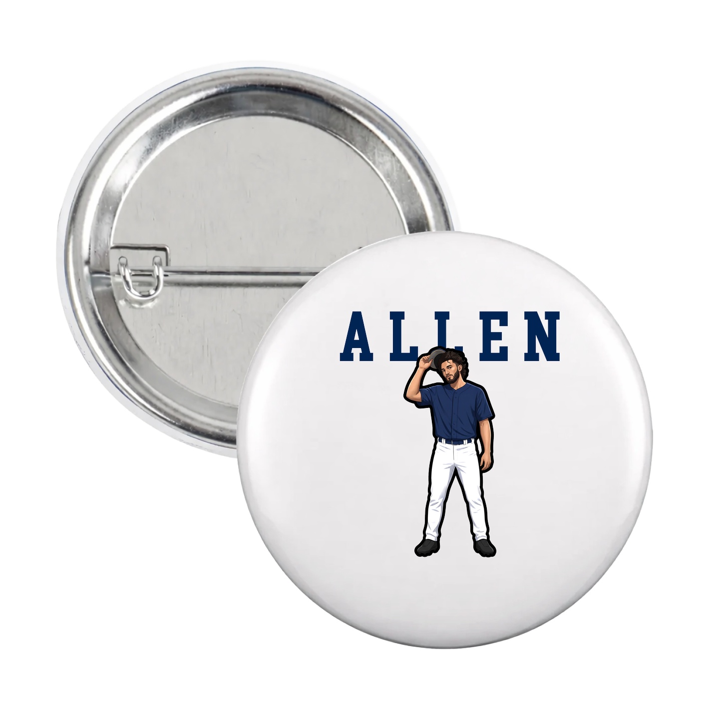 Game Day Button — Shirsey in White