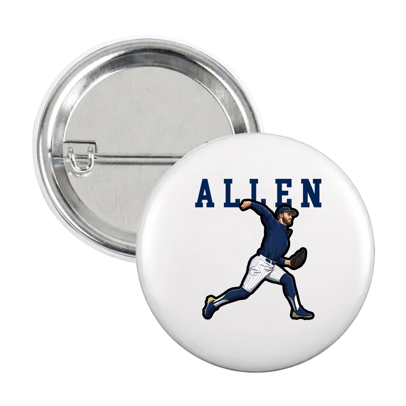 Game Day Button — Shirsey in White