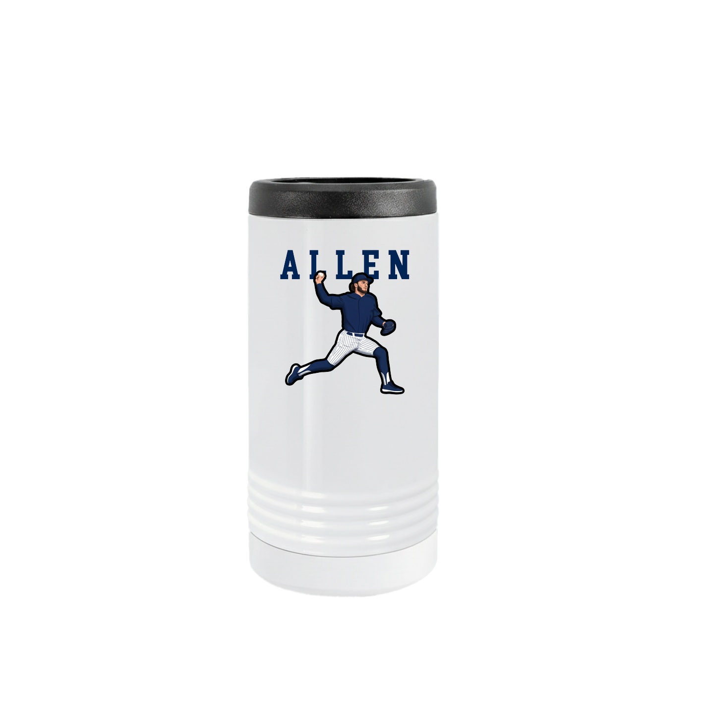 Slim Beverage Holder — Shirsey in White