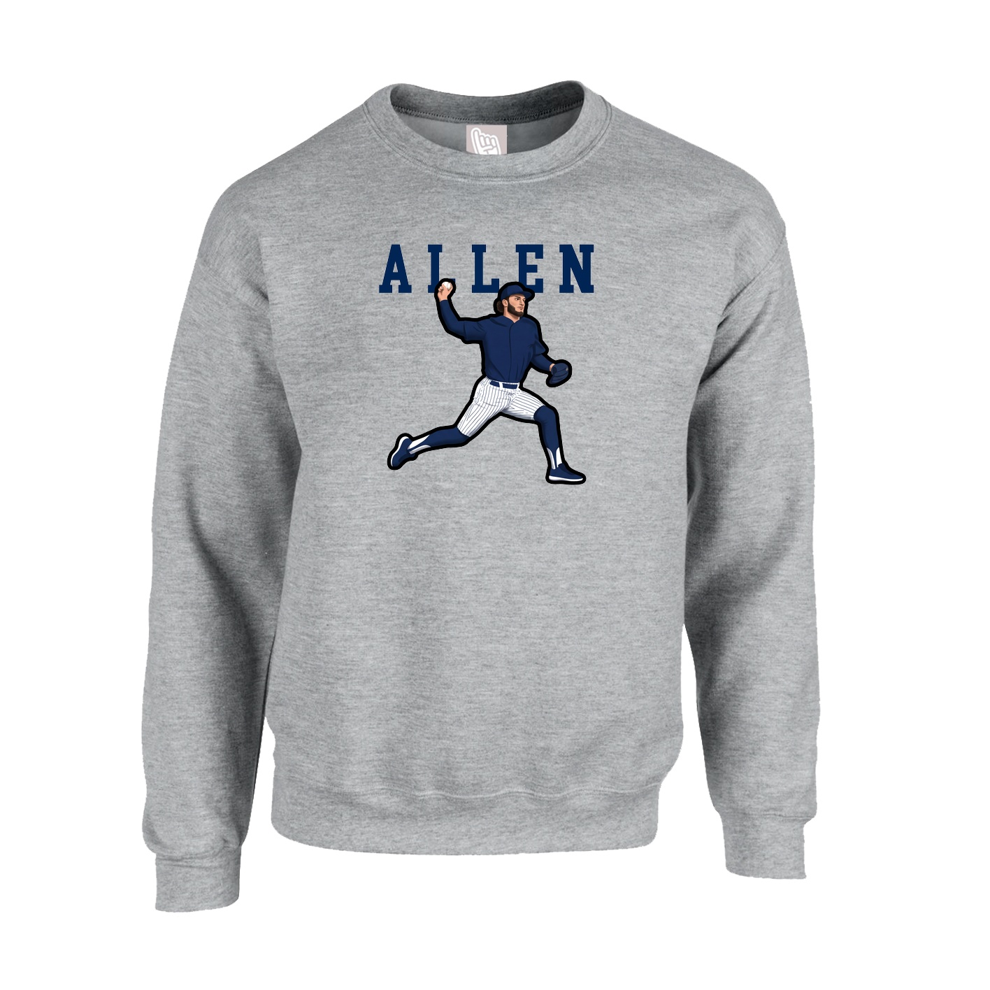 Fleece Crew — Shirsey in Grey