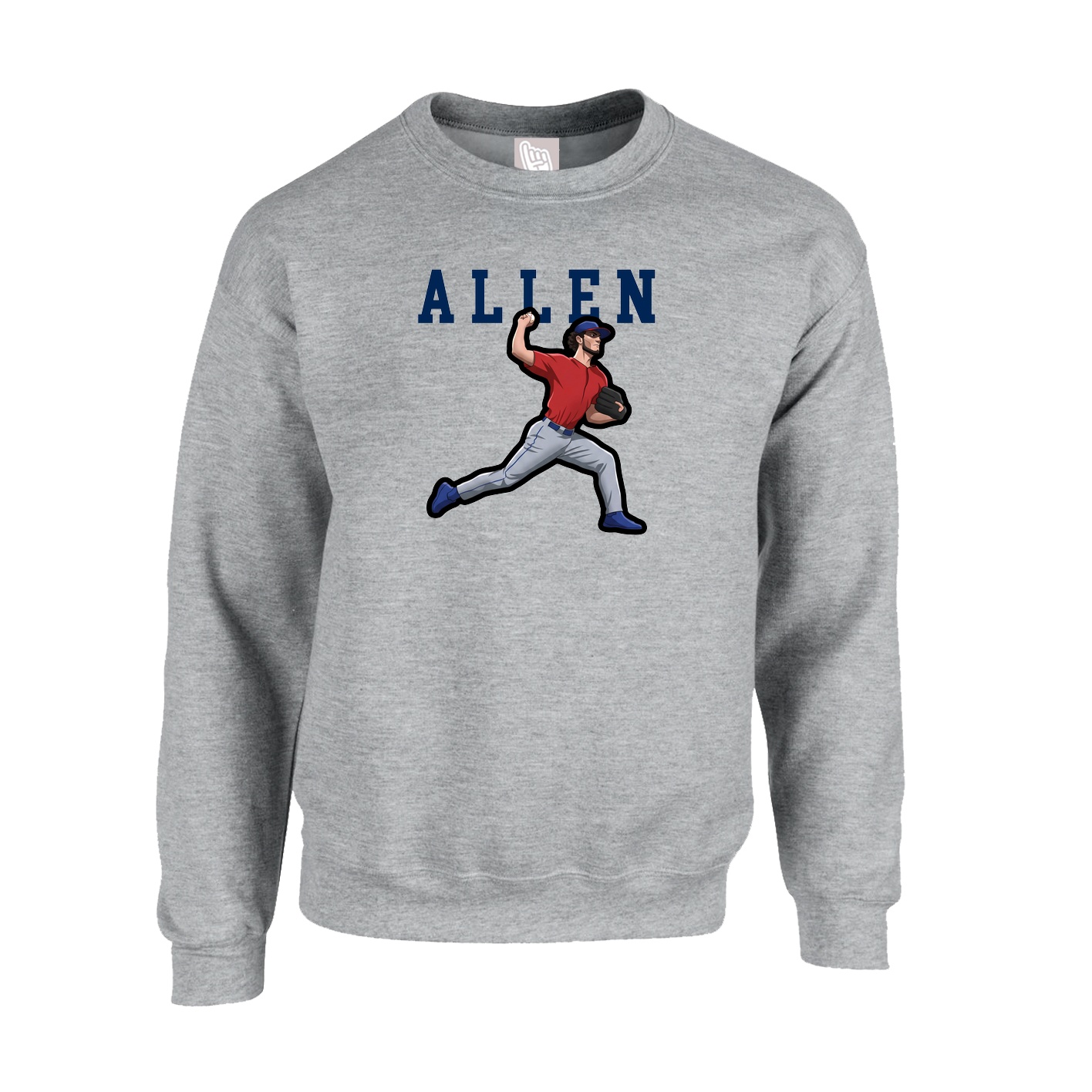 Fleece Crew — Shirsey in Grey