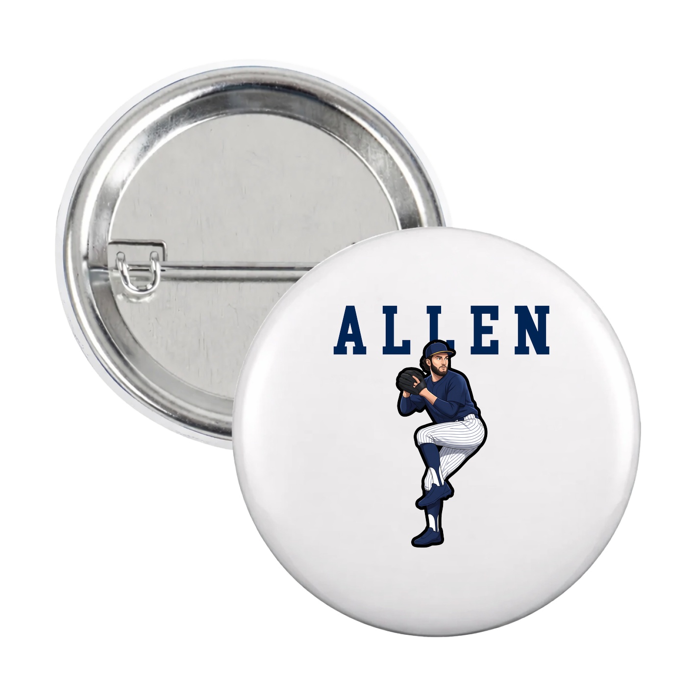 Game Day Button — Shirsey in White