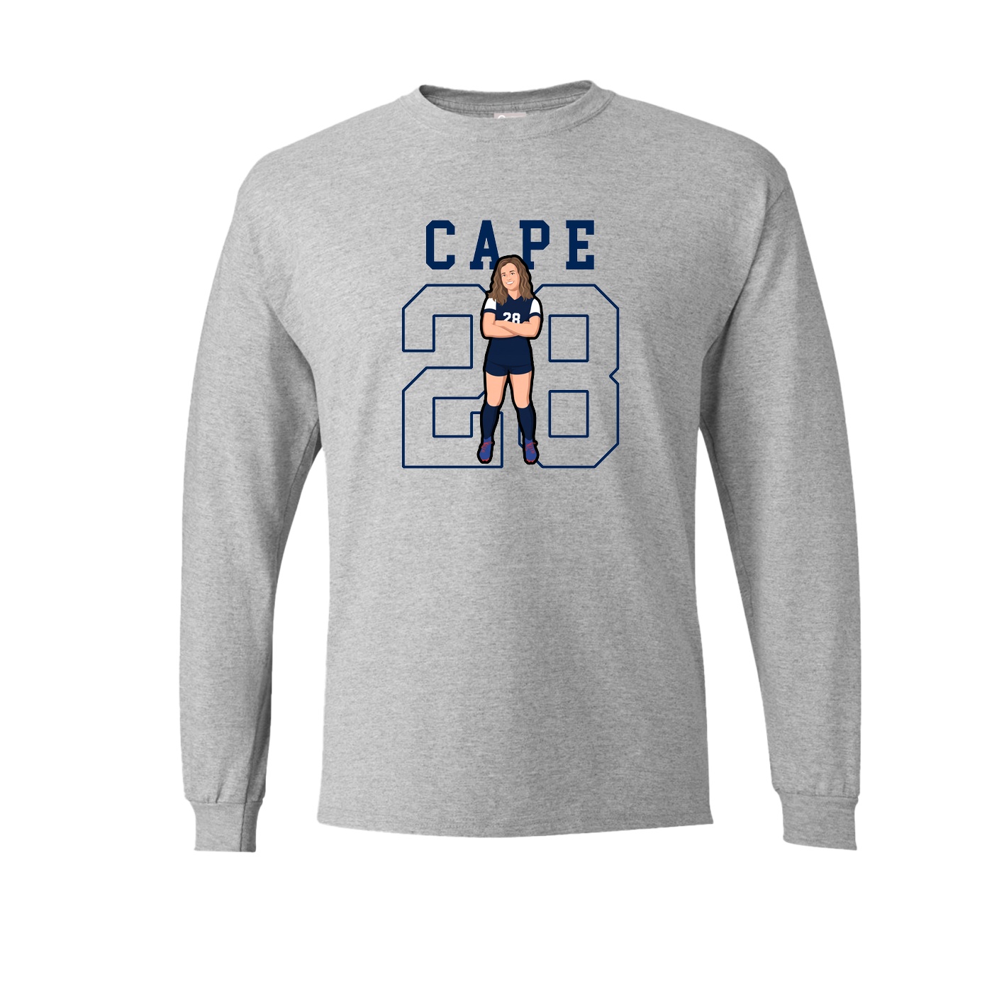 Long Sleeve Tee — Shirsey in Grey