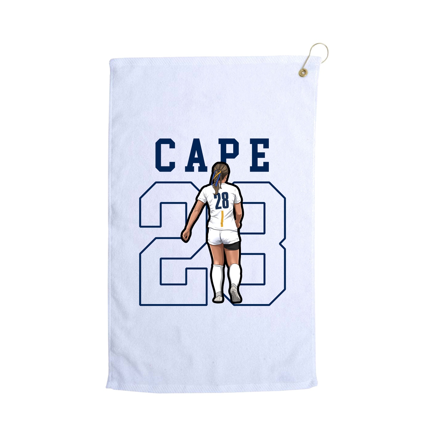 Golf Towel — Shirsey in White