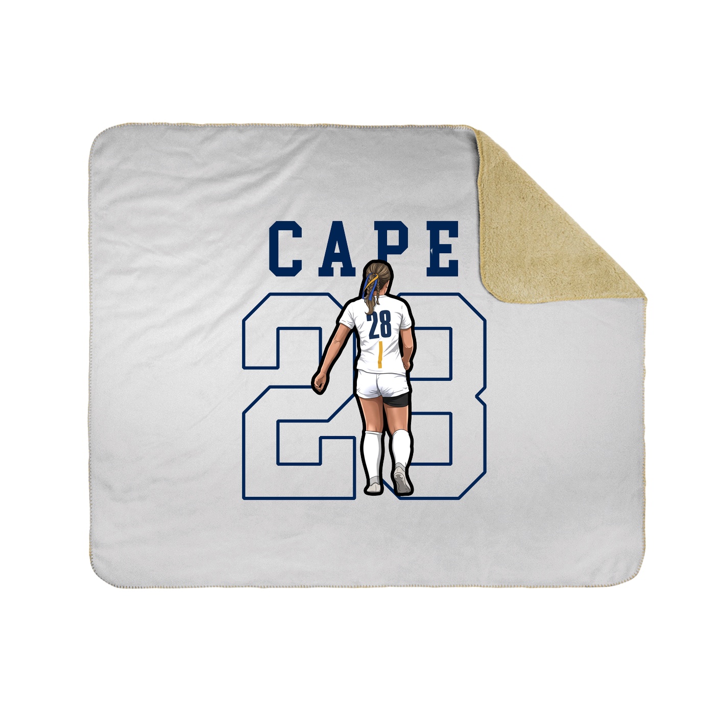 Throw Blanket — Shirsey in White