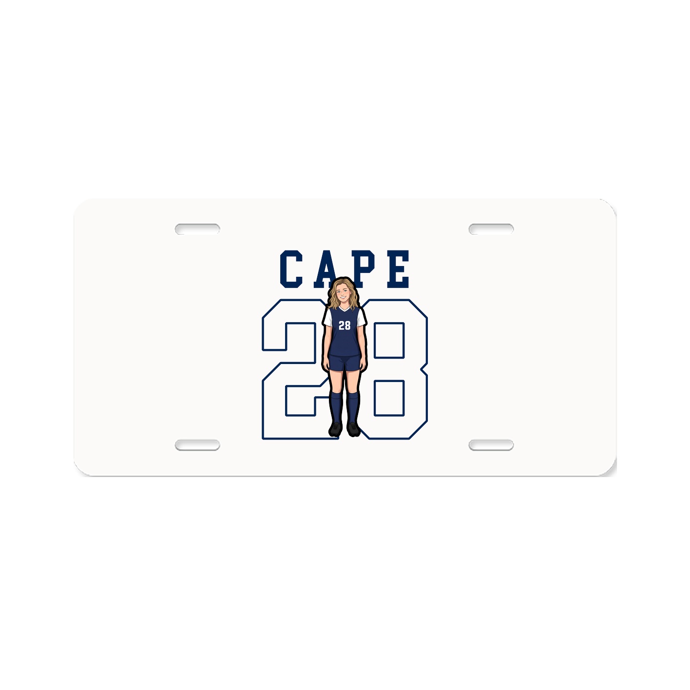 License Plate — Shirsey in Classic