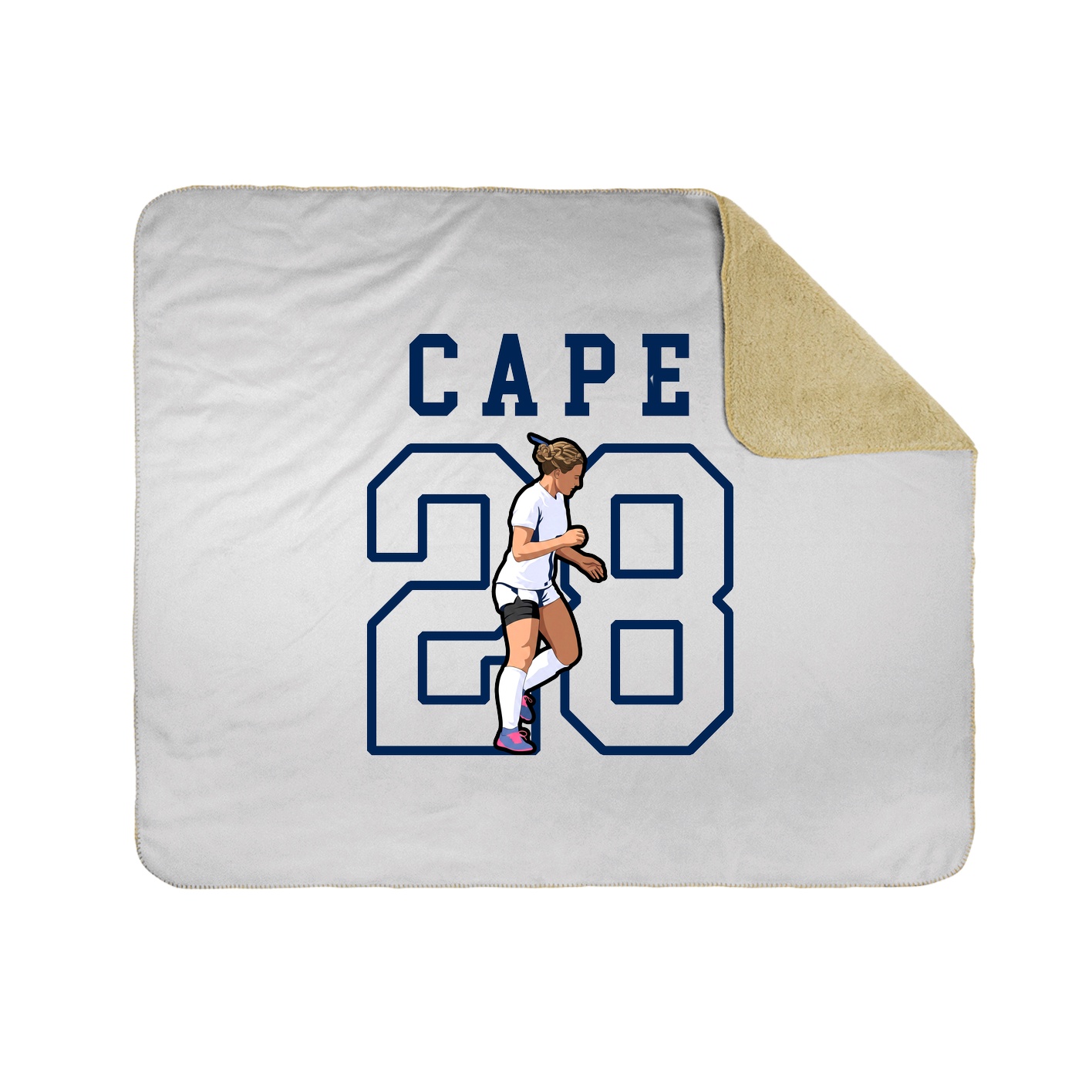 Throw Blanket — Shirsey in White