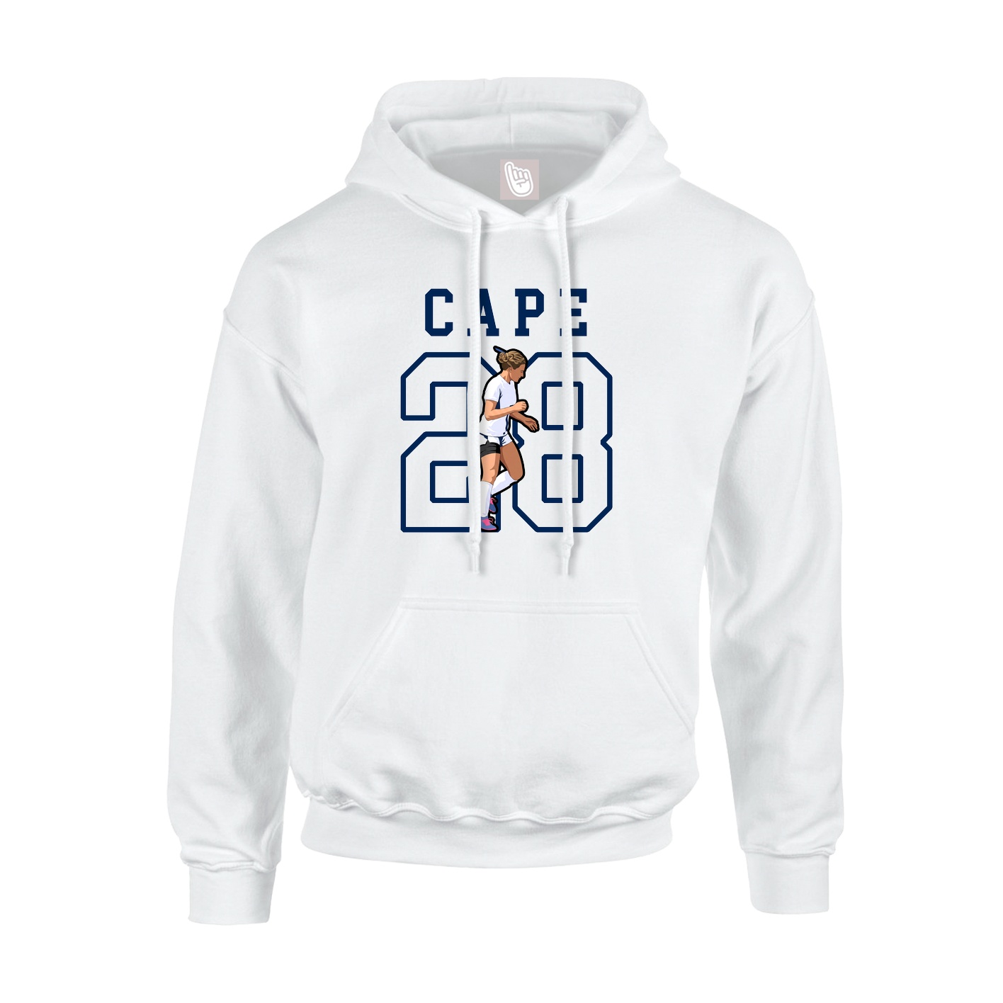 Youth Hoodie — Shirsey in White