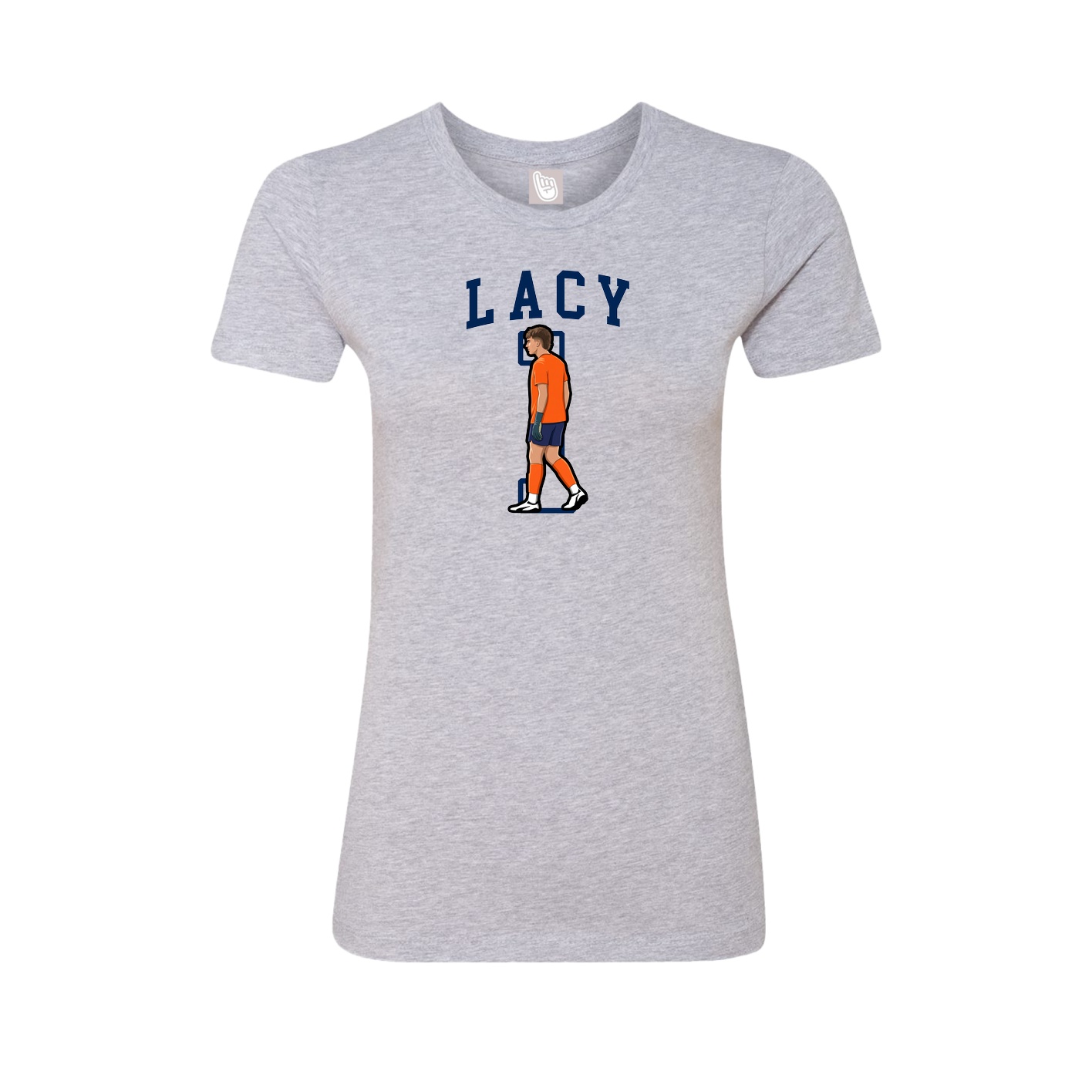 Fitted Women's Tee — Shirsey in Grey