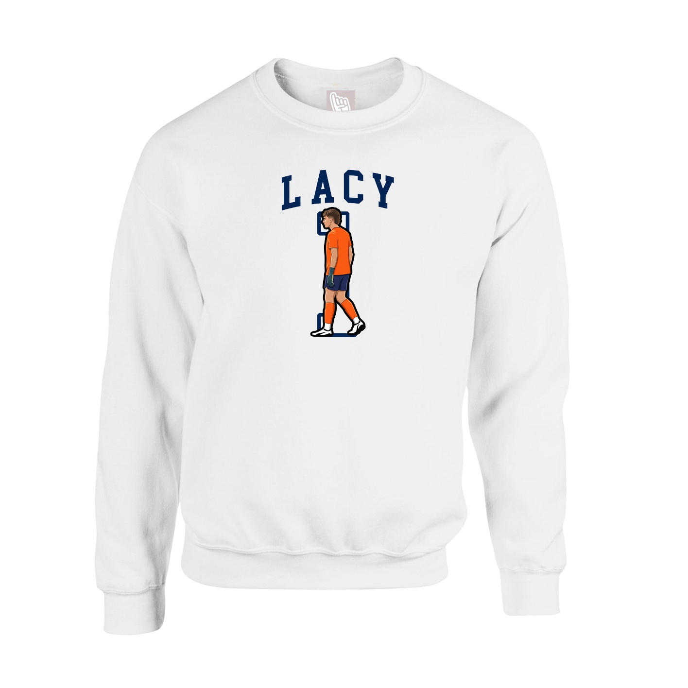 Fleece Crew — Shirsey in White