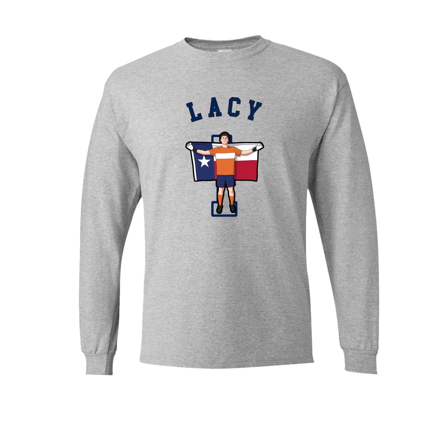 Long Sleeve Tee — Shirsey Arch in Grey