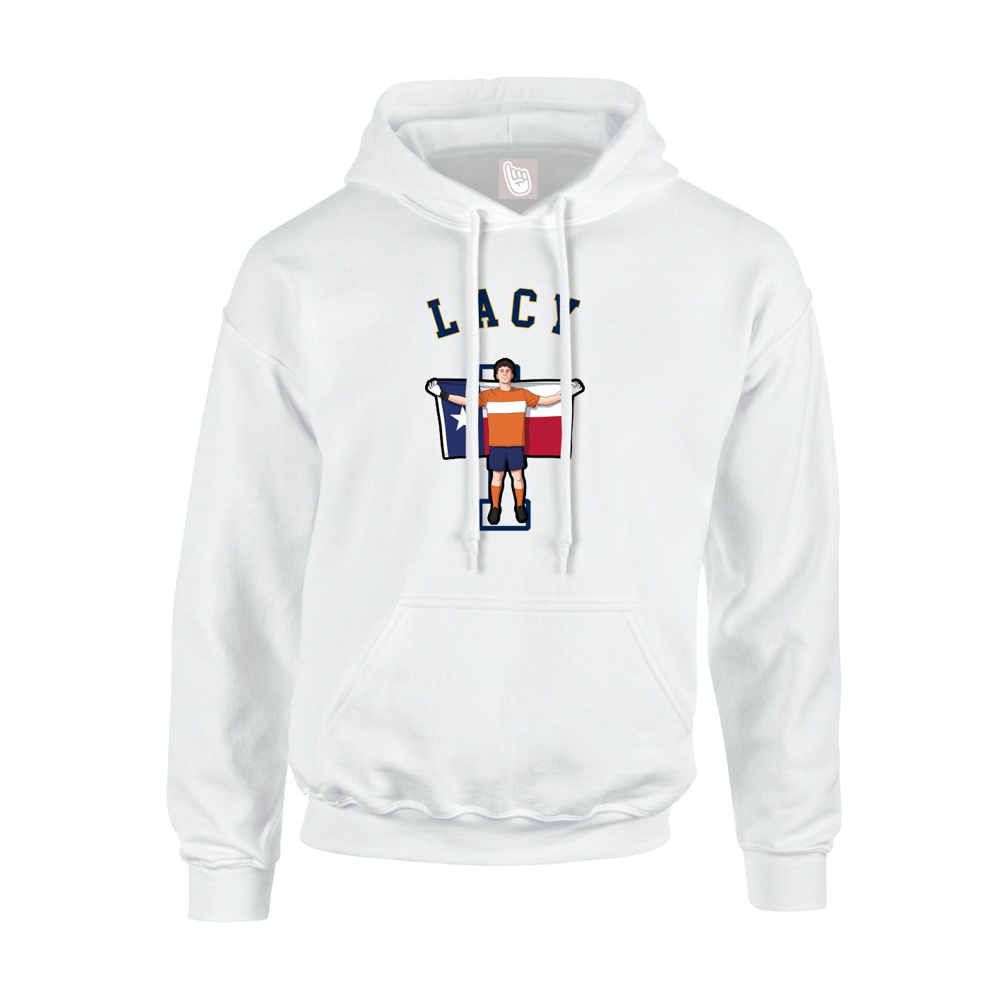 Youth Hoodie — Shirsey Arch in White
