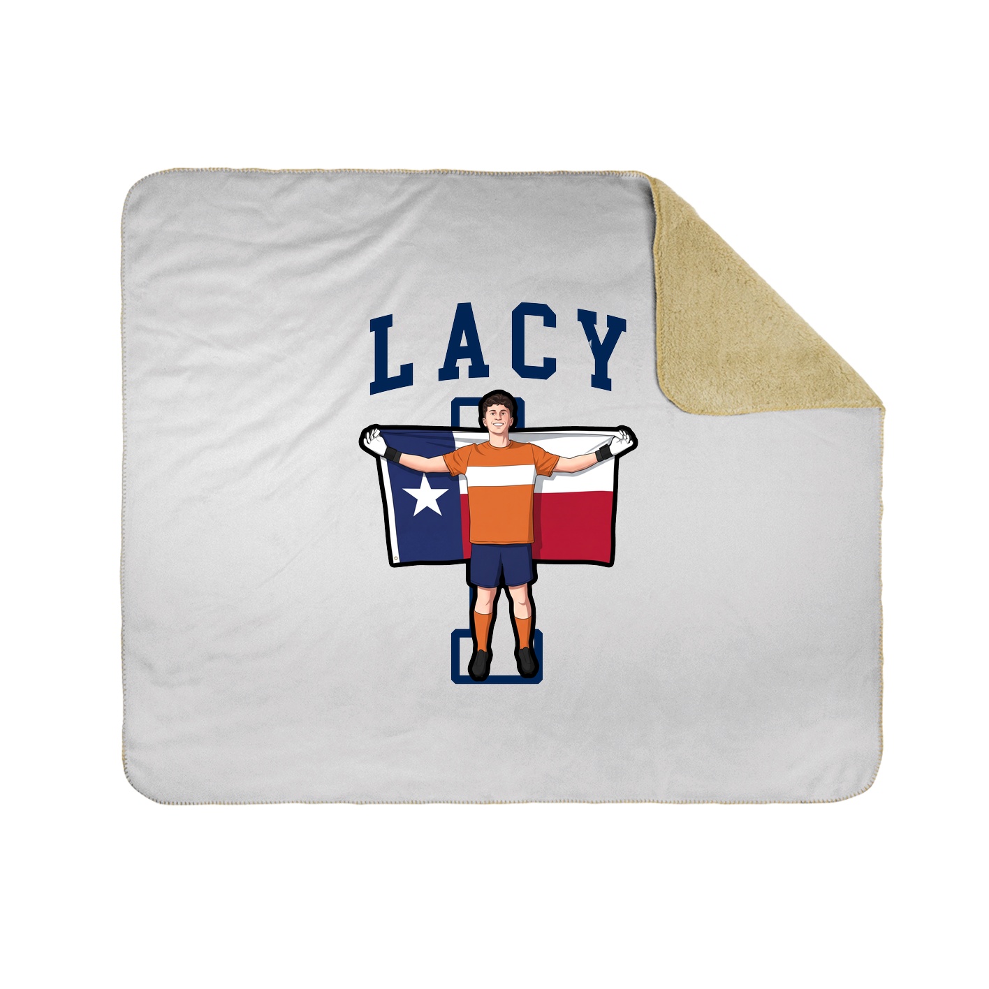 50x60 Sherpa Lined Throw Blanket