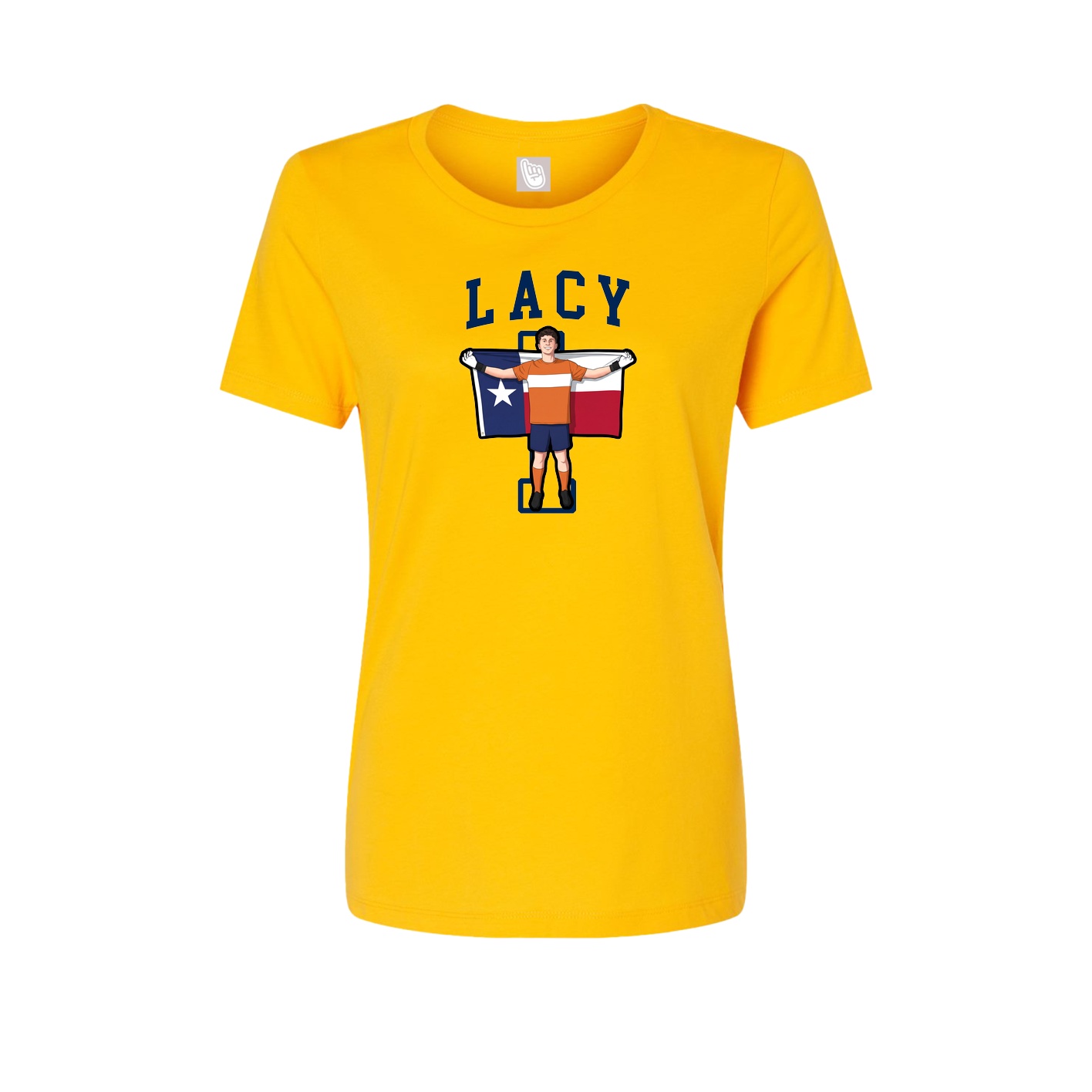 Fitted Women's Tee — Shirsey in Gold
