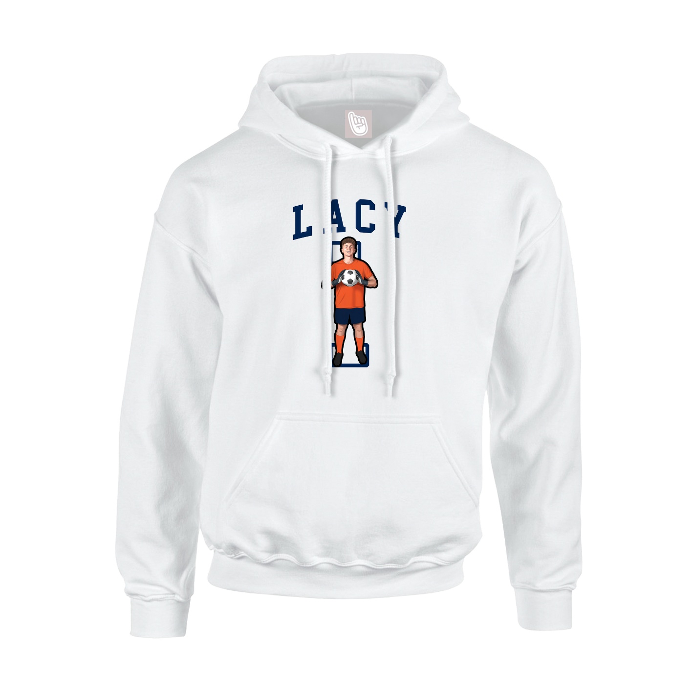 Hoodie — Shirsey in White