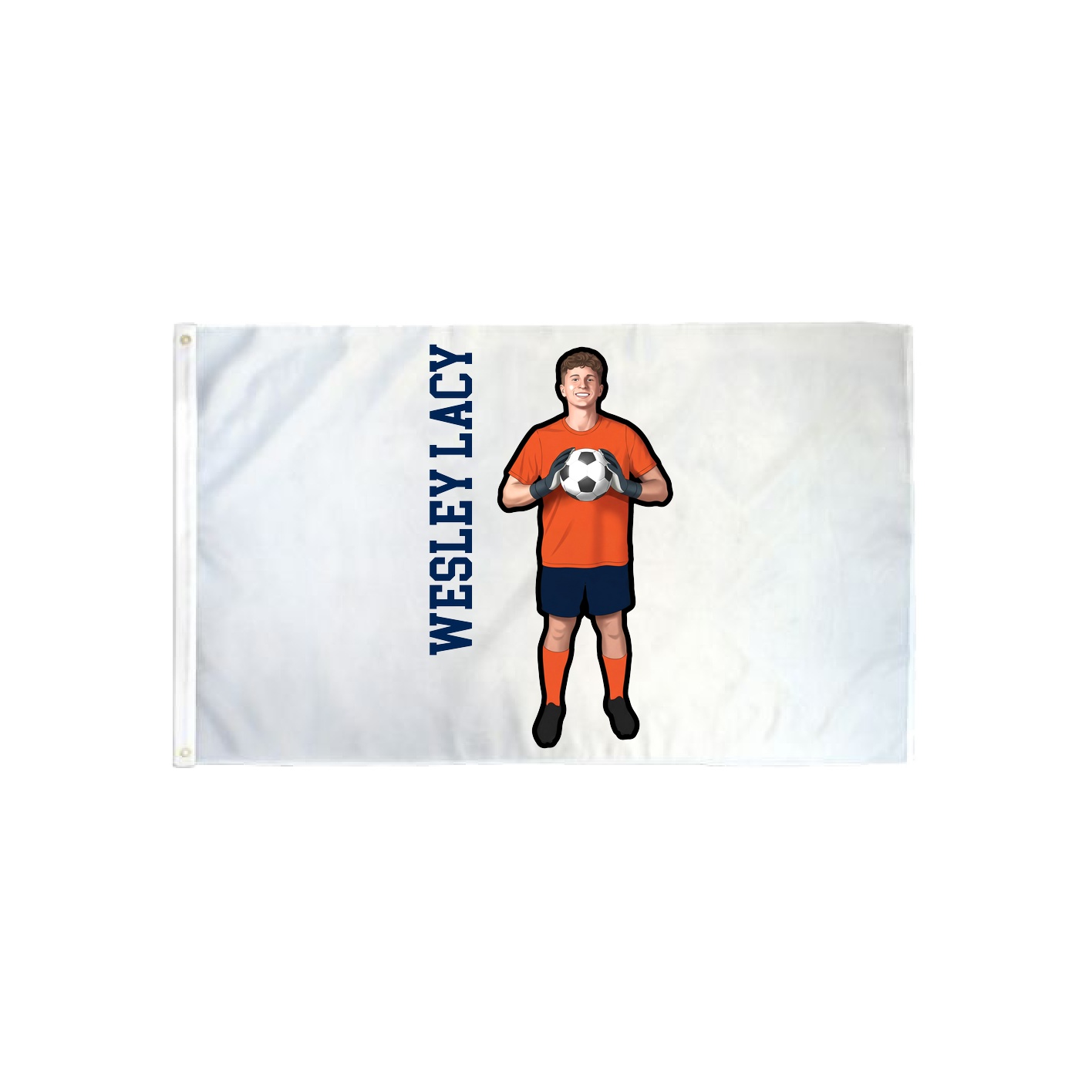 3x5 Flag — Name Vertical in Classic