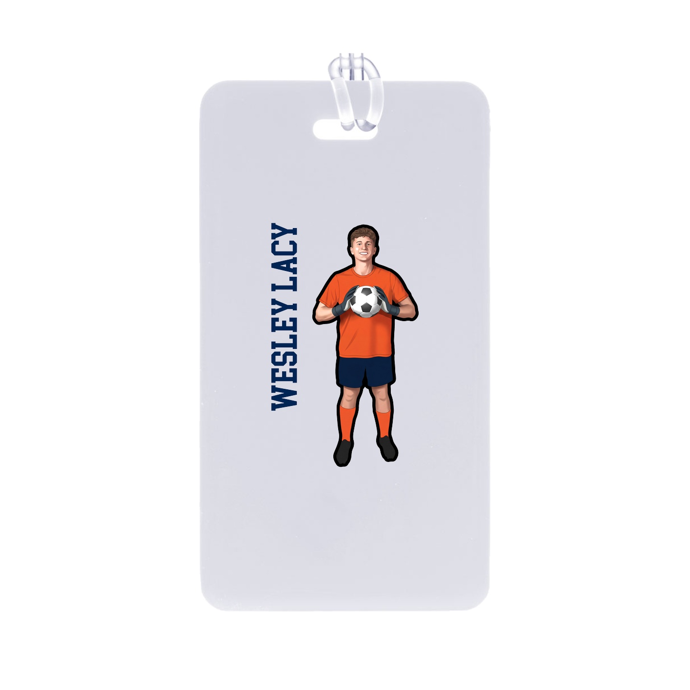 Bag Tag — Name Vertical in Classic