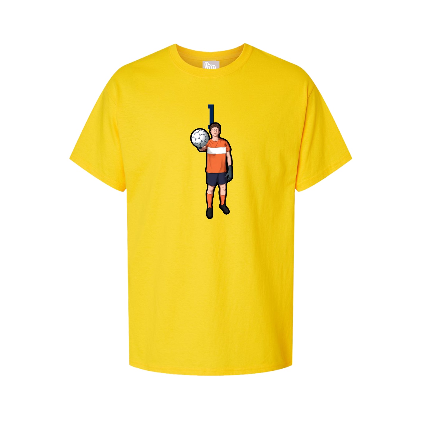 Tee — Number Top in Gold