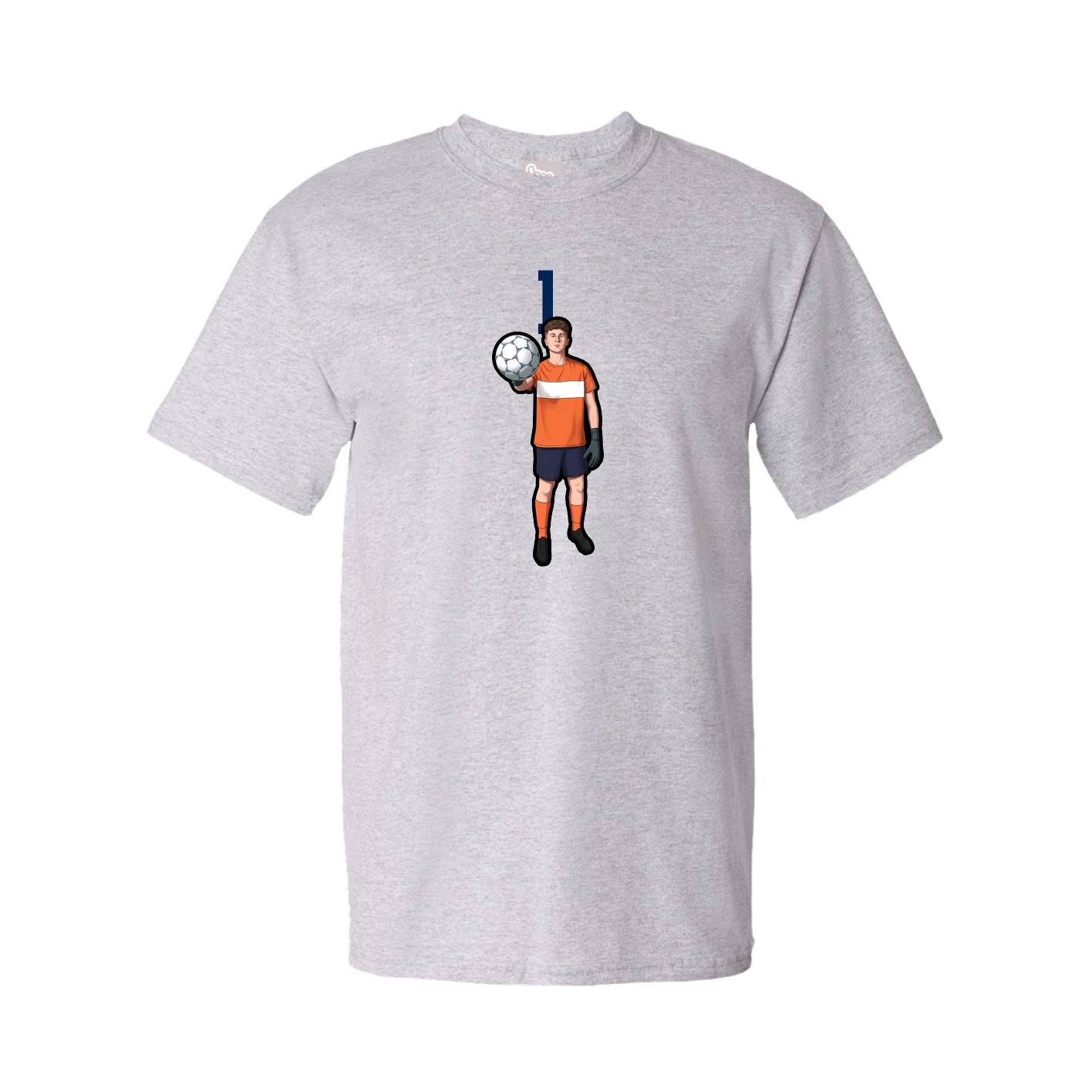 Tee — Number Top in Grey