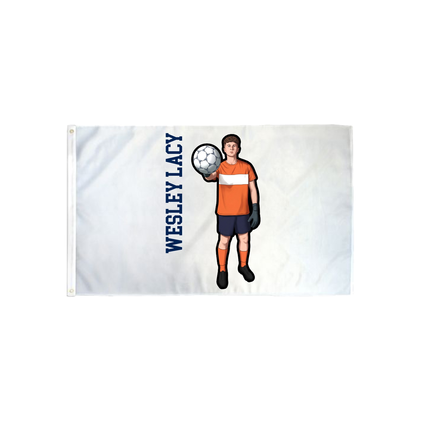 3x5 Flag — Name Vertical in Classic