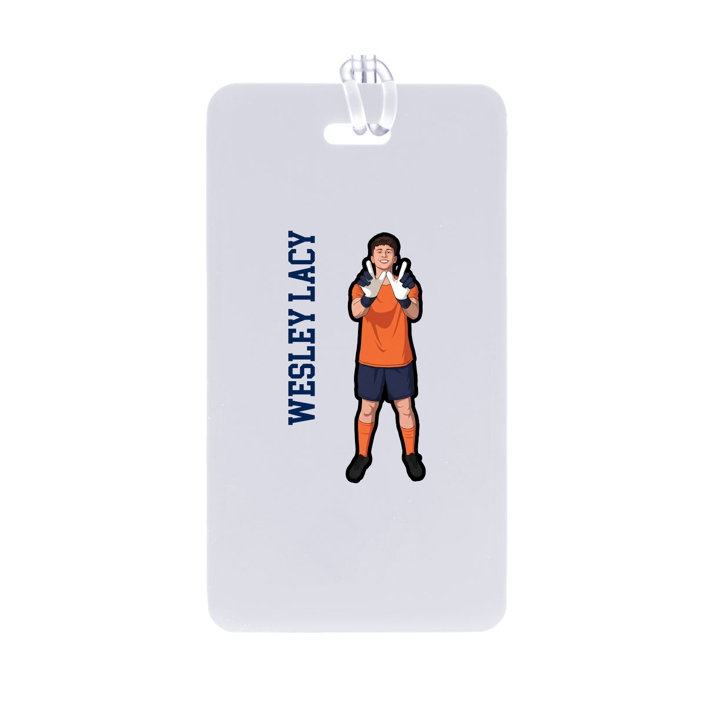 Bag Tag — Name Vertical in Classic