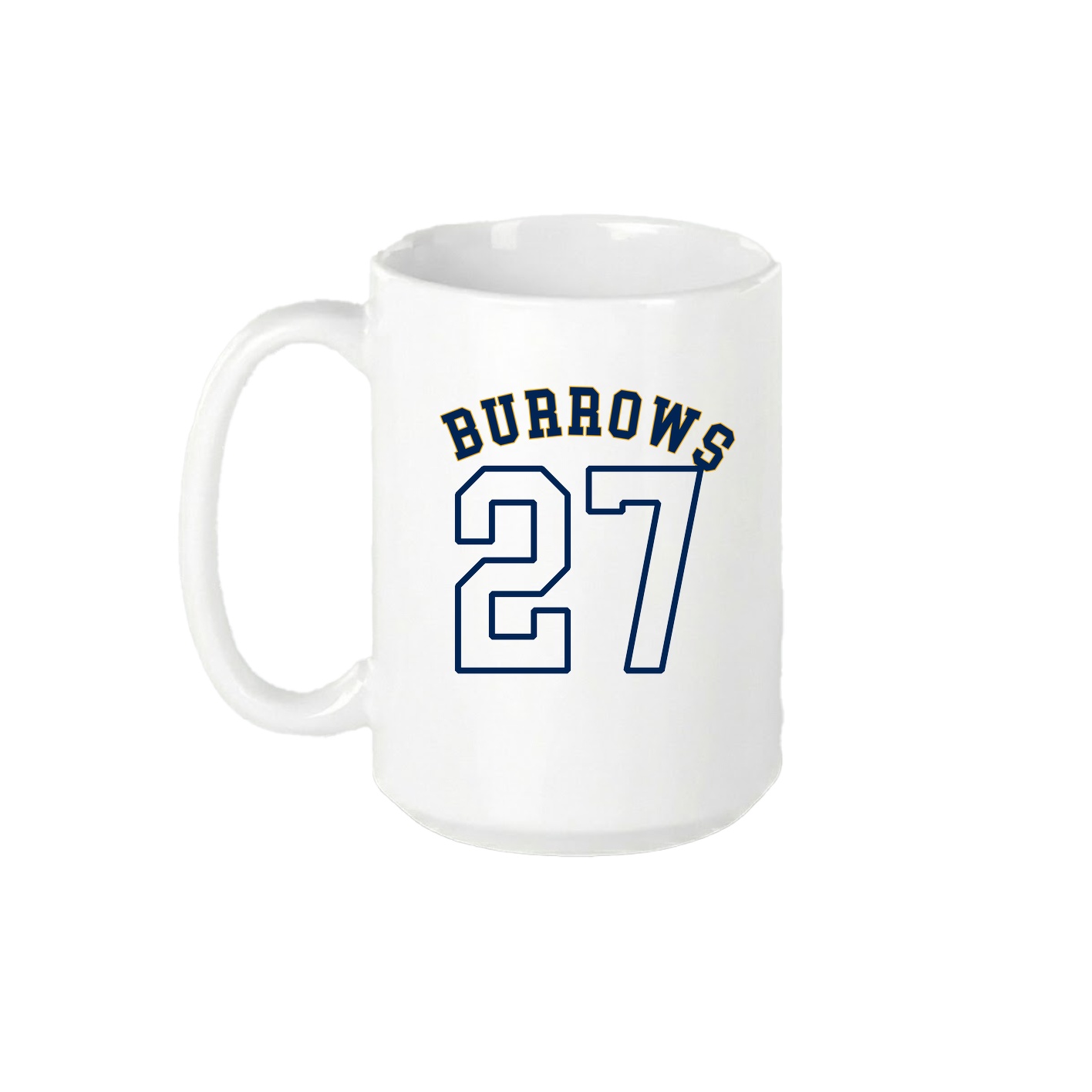 15oz Coffee Mug — Shirsey Arch in White