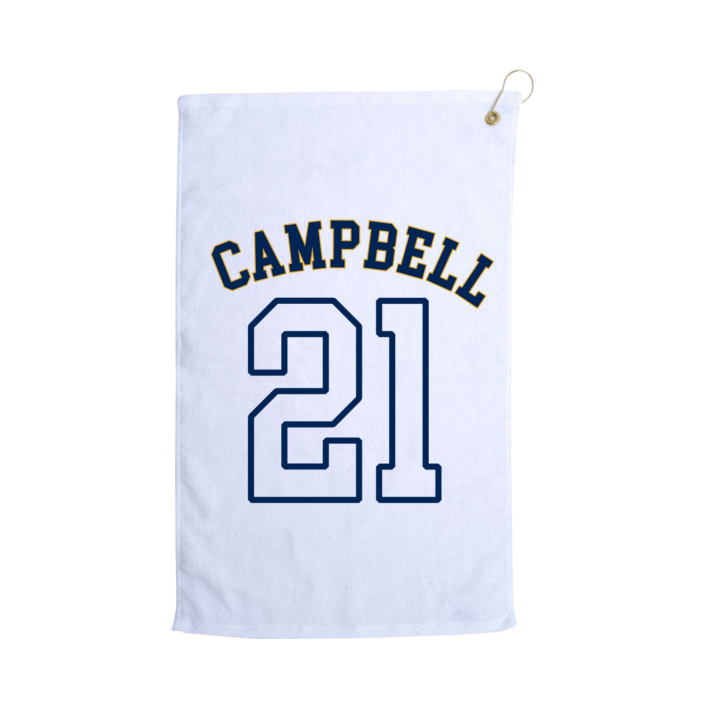 Golf Towel — Shirsey Arch in White