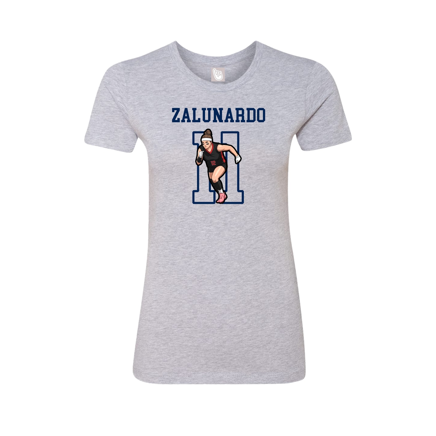 Fitted Women's Tee — Shirsey in Grey
